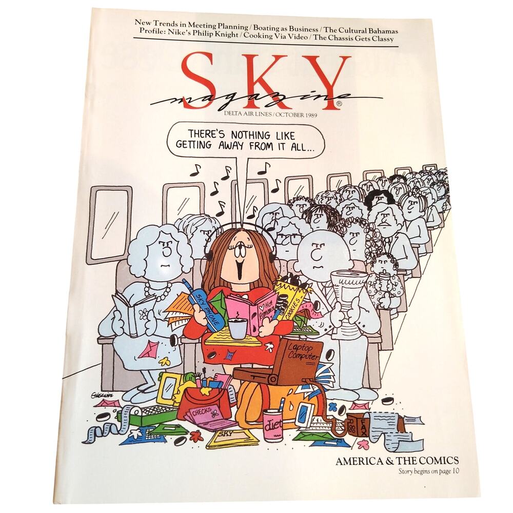 Delta SKY Magazine October 1989 - Vintage In-Flight Publication